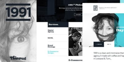 1991 - Onepage PSD Template by OffWeekend