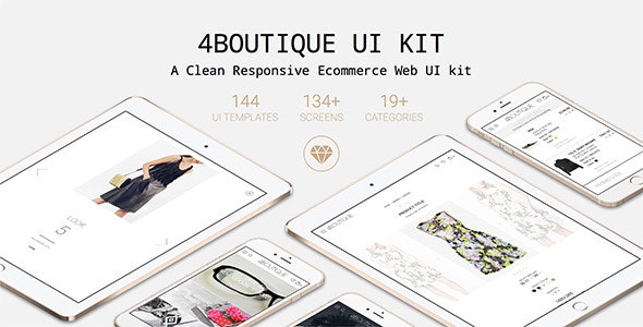 4Boutique - A Responsive Ecommerce Web UI KIT by 4ebstudio