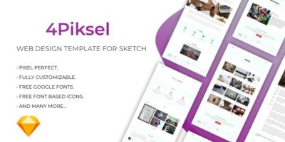 4Piksel - Web Design Company Template by FSahin