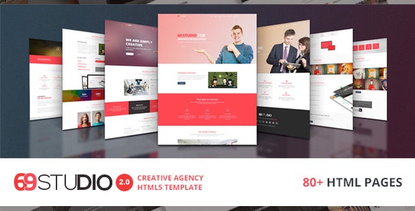 69Studio Creative Agency HTML5 Template by TrendyTheme