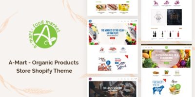 A-Mart - Organic Products Store Shopify Theme by axiomthemes