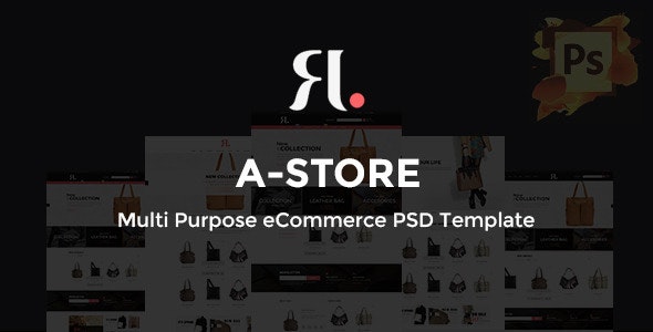 A-Store - Ecommerce PSD Template by Kavindesign