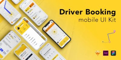ABER Driver - Taxi UI Kit for Mobile App by hoangpts