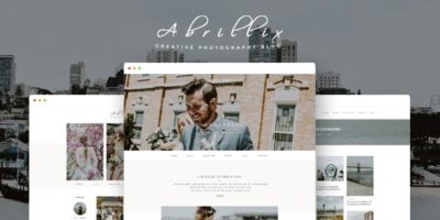 ABRILLIX - Creative Photography Blog Template by puricreative