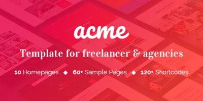 ACME - Theme for freelancers & agencies by instani