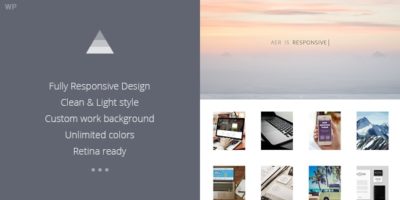 AER - Clean & Light WordPress Theme by multifour