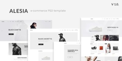 ALESIA - eCommerce PSD Template by 24beyond