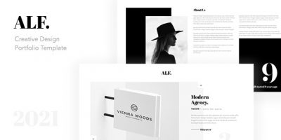 ALF. - Creative Design Portfolio Template by DuruThemes