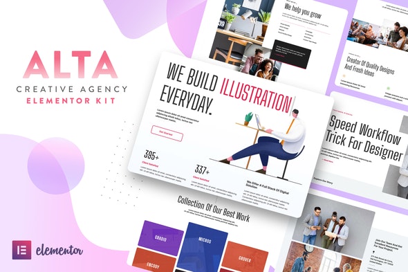 ALTA - Creative Agency Elementor Template Kit by CreativeZeune