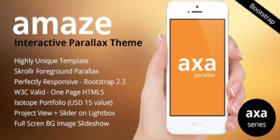 AMAZE - Interactive Parallax - Responsive HTML5 by designova