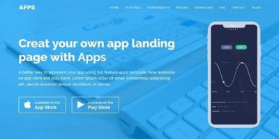 APPS - Responsive App Landing WordPress Theme by thematicwebs