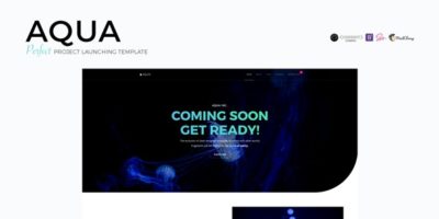 AQUA - Perfect Project Launching Template by Madeon08