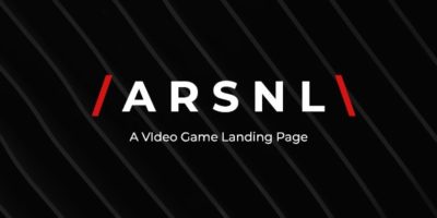 ARSNL - Video Game Landing Page by AtypicalThemes