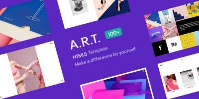 ART HTML5 Template for Creatives by SeaTheme