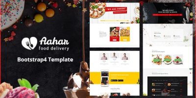Aahar - Food Delivery Service Bootstrap4 Template by DevItems