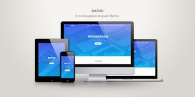 Aashu - A multipurpose drupal 8.x theme by drupalthemez