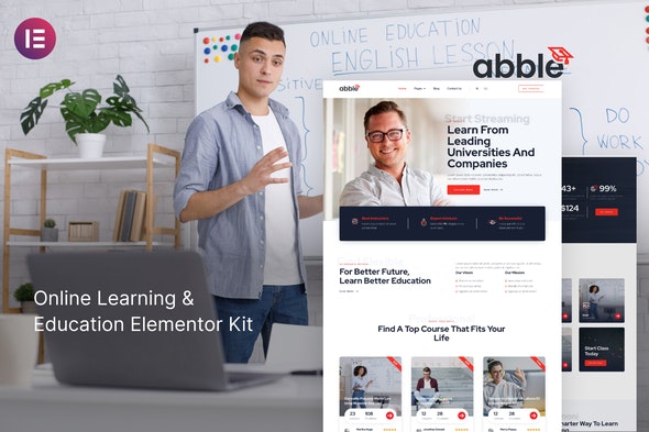 Abble - Online Learning & Education Elementor Kit by deTheme
