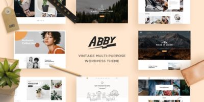 Abby – Vintage Multi-purpose WordPress Theme by ZookaStudio
