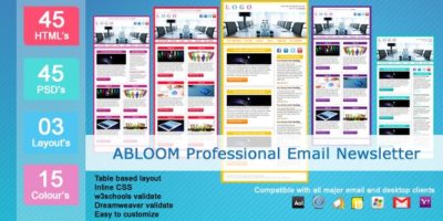 Abloom Email Newsletter by exchanger