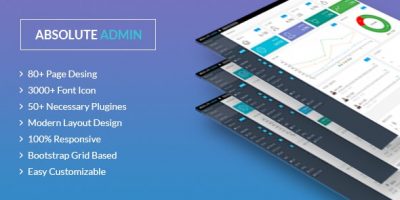 Absolute - Bootstrap 4 /Angular Admin/Dashboard Template by psd2allconversion