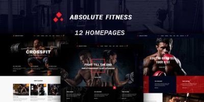Absolute Fitness - Fitness Multipurpose WordPress Theme by NoxonThemes