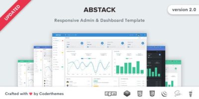 Abstack - Admin & Dashboard Template by coderthemes