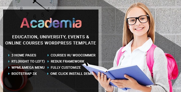 Academia - Education Center WordPress Theme by G5Theme