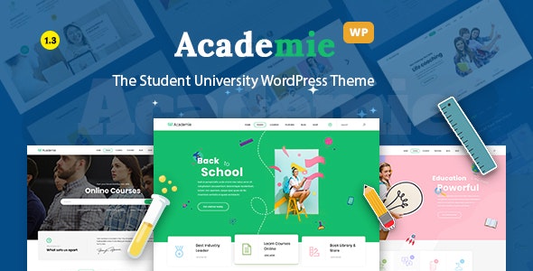 Academie - Education WordPress Theme by 7uptheme