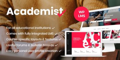 Academist - Education & Learning Management System Theme by Elated-Themes