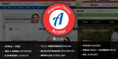 Accent - Gift Store Responsive Magento Theme by MagikCommerce