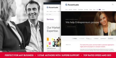 Accentuate - A Professional Consulting WordPress Theme by commercegurus