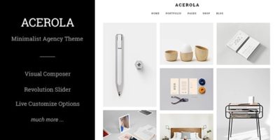 Acerola - Ultra Minimalist Agency Theme by themeton