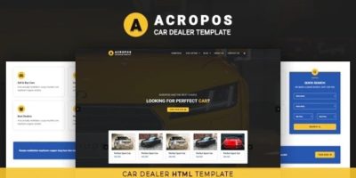 Acropos - Car Dealer HTML Template by CocoTemplates