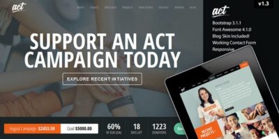 Act - Nonprofit Charity Theme by KlbTheme