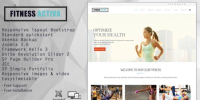 Activa - Theme for Fitness Gym and Fitness Centers by FabricioGaspar
