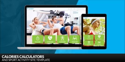 Activity - Calories Calculators and Sport WordPress Theme by vergatheme