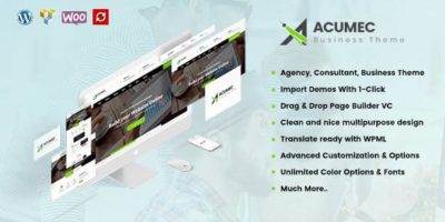 Acumec - Business Multipurpose WordPress Theme by SpyroPress