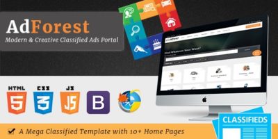 AdForest - Largest Classified Marketplace Ads Template + RTL by scriptsbundle