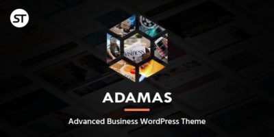 Adamas - Advanced Business WordPress Theme by SlimTemplate