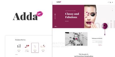 Adda - Blog & Fashion WordPress Theme by QodeArena