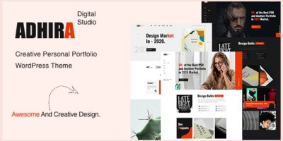 Adhira - Creative Agency Portfolio WordPress Theme by WordpressRiver