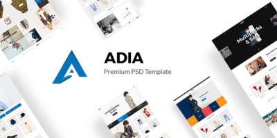 Adia - Kid Store PSD Template by pexels