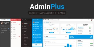 AdminPlus Premium - Bootstrap 4 Admin Dashboard by FrontendMatter