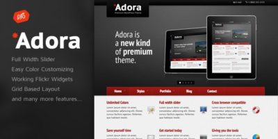 Adora - Premium Business & Portfolio Template by ProgressionStudios