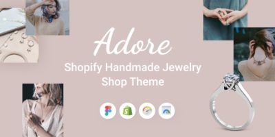 Adore - Shopify Handmade Jewelry Shop Theme by ZEMEZ