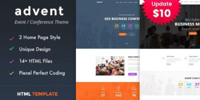 Advent - Conference & Event HTML Template by template_path