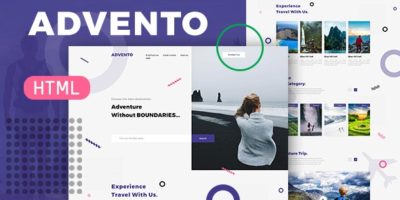 Advento - Travel One Page HTML by The_Krishna