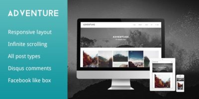 Adventure - Grid Responsive Tumblr Theme by thejenyuan