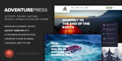 Adventure Press - Outdoor & Activity WordPress Blog by Dannci