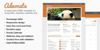 Advocate - A Nonprofit Responsive HTML Template by two2twelve